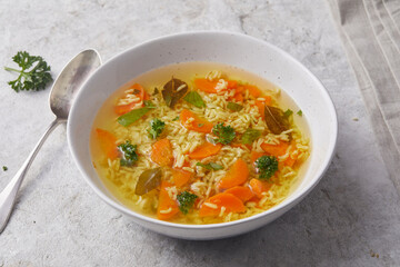 Gut-friendly rice soup