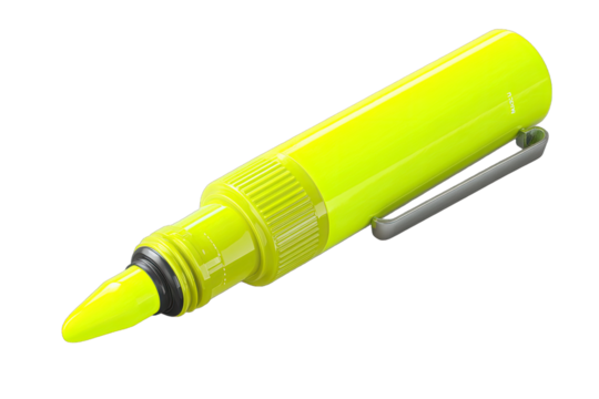 Bright yellow marker, angled view (1)