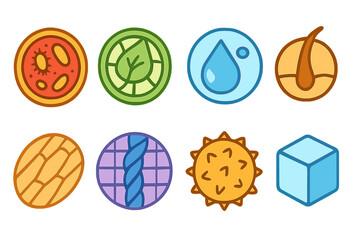set of four seasons icons