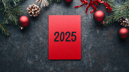 2025 New Year Calendar Date Background,generative ai	