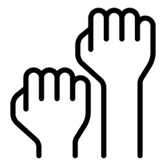 Obraz premium Icon solidarity