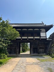 Komoro Castle Otemon Gate in Komoro, Nagano, Japan
