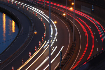 autoroute de nuit