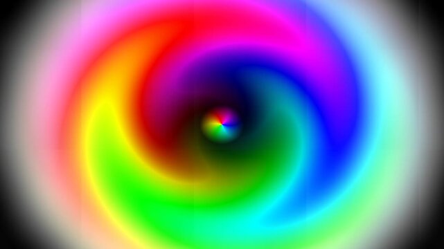 Colorful spiral abstract video for use on microstock platforms, perfect for background, gradient