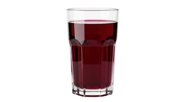 Isolated Red Grape Juice