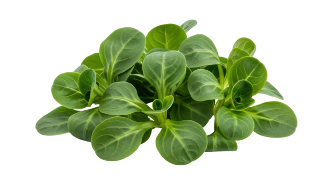 Isolated Lamb's Lettuce