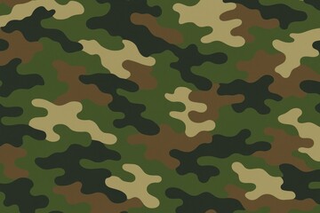 Fototapeta premium Classic military camouflage pattern