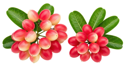 Isolated Carissa Carandas Fruits