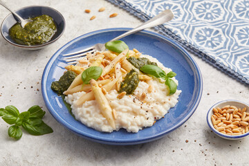Asparagus risotto