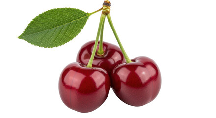 Isolated Cherries