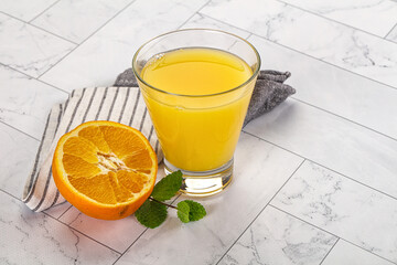 Fresh Orange juice with fruit