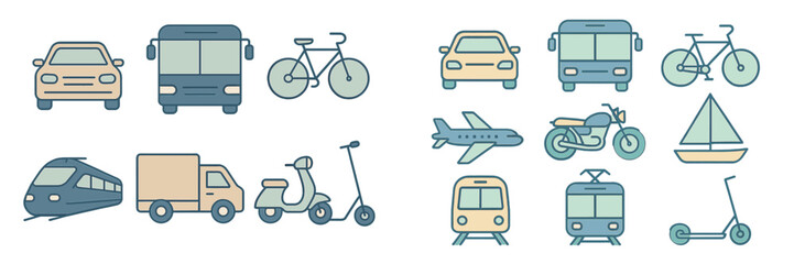 Transport options for urban travel and leisure activities