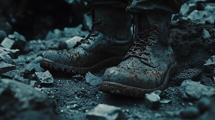 A symbolic visual narrative that highlights the emotional challenges and intellectual aspirations in both personal life and professional work