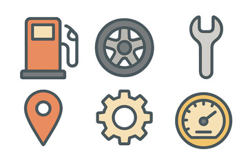 Elements of automotive service for vehicle maintenance and repair