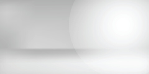 modern Silver foil background with metal mirror texture. Chrome gradient surface with light gloss simple abstract