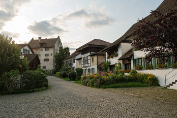 Schweizer Dorf Greifensee