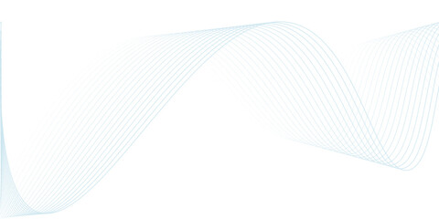Vector abstract banner design. Fluid vector shaped background. Classic banner template pattern for social media and web sites. Blue wavy lines. Wave banner.