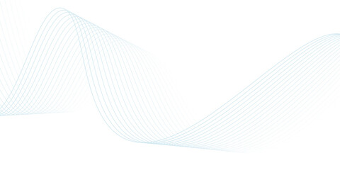 Vector abstract banner design. Fluid vector shaped background. Classic banner template pattern for social media and web sites. Blue wavy lines. Wave banner.