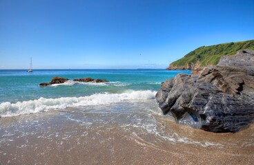 Cornwall coastline, England