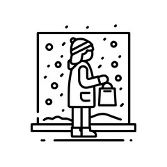 What this person did in the snow will shock you! prepare to be amazed by this winter shopping trip now