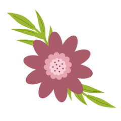 Spring flower vector illustration