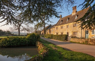Cotswold village of Hidcote Bartrim near Chipping Campden, Cotswolds, Gloucestershire, England
