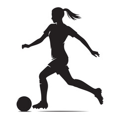 Female soccer player Vector25