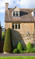 Cotswold village of Lower Slaughter, Gloucestershire, England.