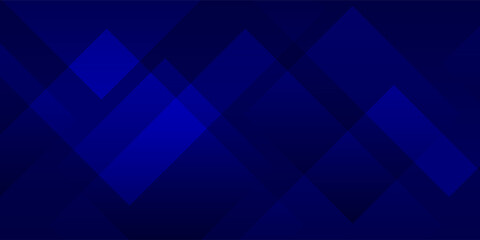 Fototapeta premium Abstract dark blue geometric vector with layered transparent squares and diagonal shapes. Perfect for modern business, tech, and digital backgrounds.