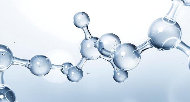 Innovative molecule structures research lab scientific visuals clean environment close-up view innovation in chemistry