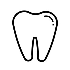 Tooth - simple vector icon