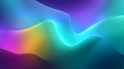 Luminous Topography of Flowing Gradient Waves and Vibrant Light