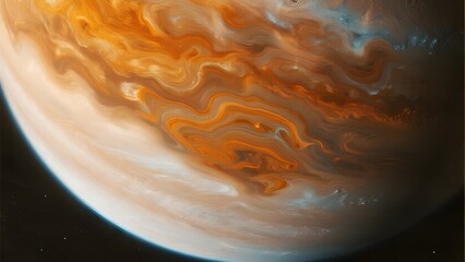 Vivid Swirling Atmosphere of Jupiter
