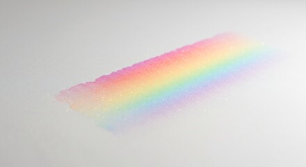 Fototapeta premium 虹色 水彩画 柔らかな光 美しいグラデーション 幻想的. AI Generated