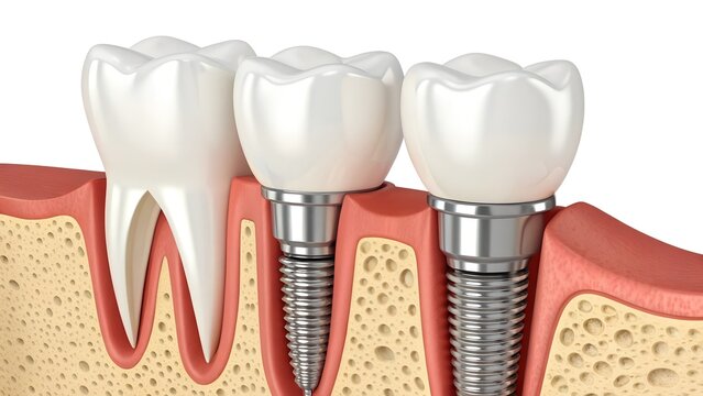 Dental Implants clip art preview