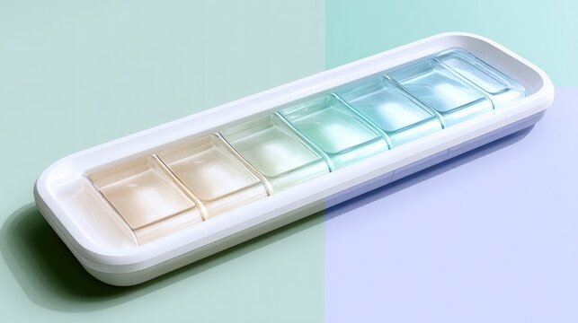 Pill organizer with seven compartments for daily medication management and health tracking