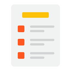 Obraz premium Icon checklist