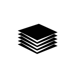 Abstract Office Document Stack Logo Professional Business Records Information Management