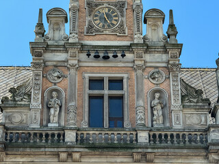 Historic Post Office Building Facade in Bremen, Germany