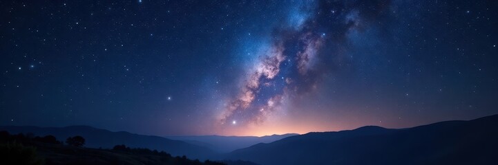 Fototapeta premium Bright Auriga constellation dominates dark night sky , universe, sky, celestial sphere