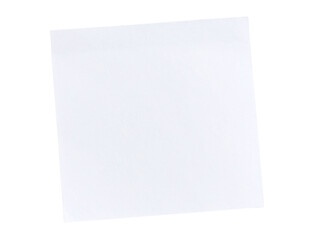 blank white note paper