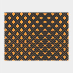 Floral motifs intertwined with modern abstract design elements