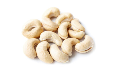 cashew nut isolated on white