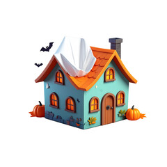 Halloween design tissue paper box