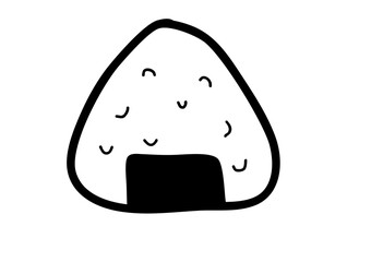 Japanese hand drawn Food