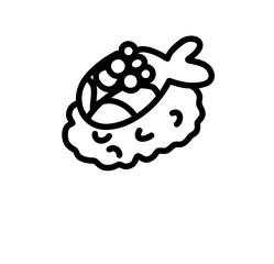 Kawaii Salmon Roe Sushi