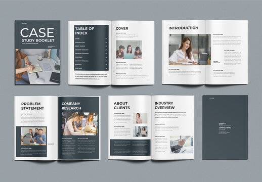 Case Study Booklet Template