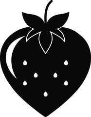 vector illustration of a strawberry