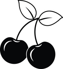 cherries vector illustration