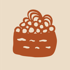 Sushi food ink Japanese cuisine	
